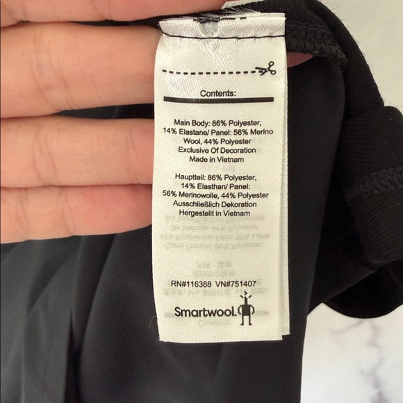 SMARTWOOL Elegant Black Sleeveless Athletic Dress Size Medium - Picture 5 of 13